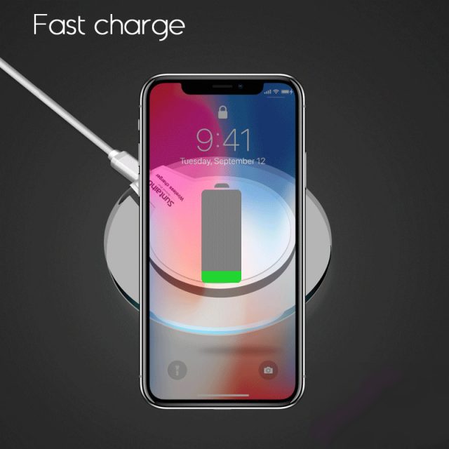 Qi Wireless Charger 5W/10W Suntaiho phone charger wireless Fast Charging Dock Cradle Charger for iphone samsung xiaomi huawei P3-in Wireless Chargers from Cellphones & Telecommunications on Aliexp