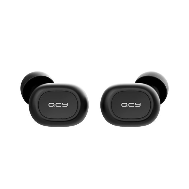QCY QS1 T1C Mini Dual V5.0 Wireless Earphones Bluetooth Earphones 3D Stereo Sound Earbuds with Dual Microphone and Charging box-in Bluetooth Earphones & Headphones from Consumer Electronics on Ali