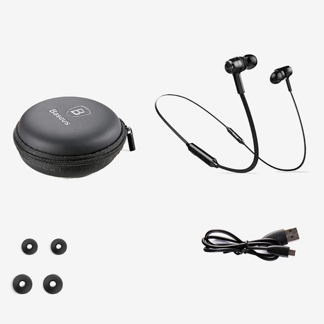 Baseus S06 Neckband Bluetooth Earphone Wireless earphones For Xiaomi iPhone earbuds stereo auriculares fone de ouvido with MIC-in Bluetooth Earphones & Headphones from Consumer Electronics on Alie