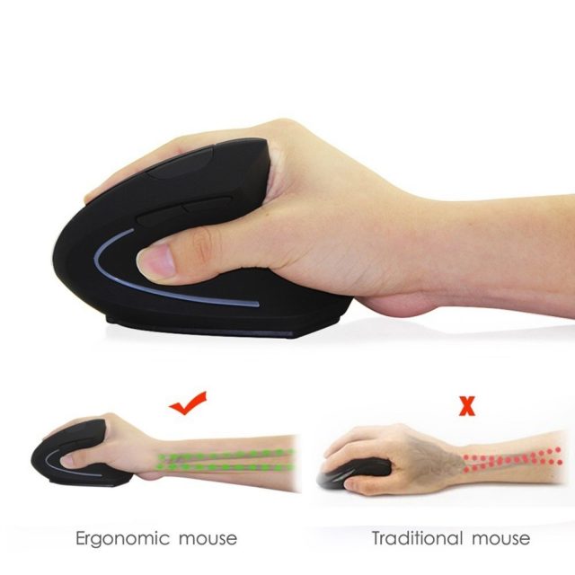 CHYI Wireless Mouse Ergonomic Optical 2.4G 800/1200/1600DPI Colorful Light Wrist Healing Vertical Mice with Mouse Pad Kit For PC-in Mice from Computer & Office on Aliexpress.com | Alibaba Group