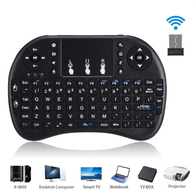 Mini Wireless Keyboard with Mouse Touchpad
