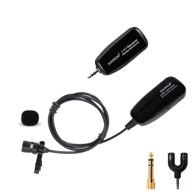 2.4G lavalier 40 50m Wireless Microphone Headset Handheld for Voice Amplifier phone for recording teaching microphones XIAOKOA-in Microphones from Consumer Electronics on Aliexpress.com | Alibaba Grou