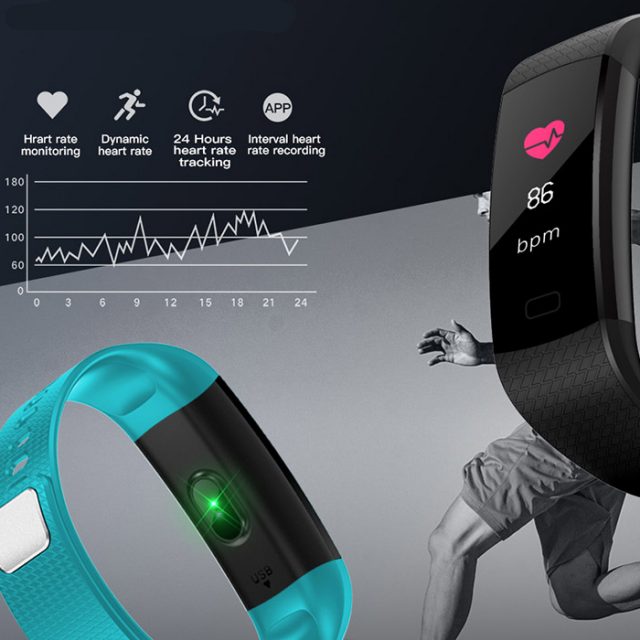 TimeOwner Smart Band Y5 Heart Rate Blood Pressure Monitor High Brightness Colorful Screen Smart Bracelet Wristband Notification-in Smart Wristbands from Consumer Electronics on Aliexpress.com | Alibab