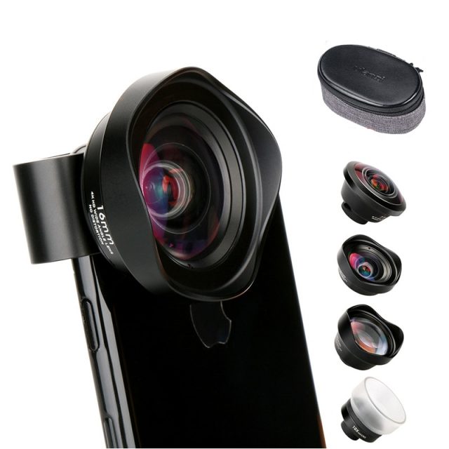 4 in 1 Cell Phone Camera Lens Kit Wide Angle Telephoto lens Macro  Fisheye Lenses for iPhone Xs Max X 8 Huawei P20 Pro Samsung-in Mobile Phone Lenses from Cellphones & Telecommunications on Aliexp